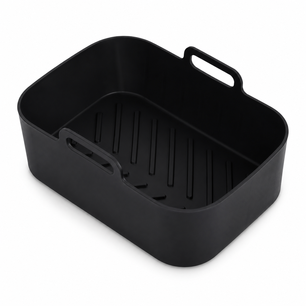 Reusable Silicone Air Fryer Pot – Non-Stick Food Grade Air Fryer Basket Liner, BPA-Free & Dishwasher Safe