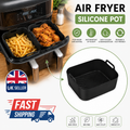 Reusable Silicone Air Fryer Pot – Non-Stick Food Grade Air Fryer Basket Liner, BPA-Free & Dishwasher Safe