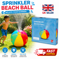Sprinkler Beach Ball – Inflatable Water Fun for Summer Play